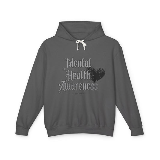 Mental Health Awareness Unisex Lightweight Hoodie - Comfort with a Cause