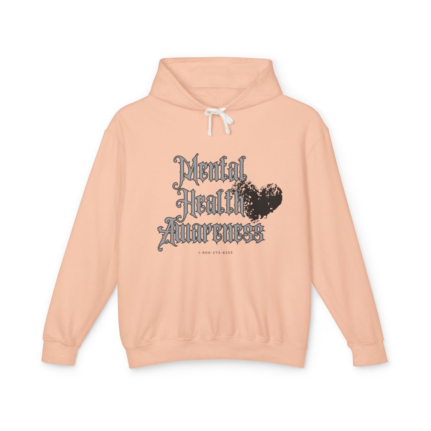 Mental Health Awareness Unisex Lightweight Hoodie - Comfort with a Cause