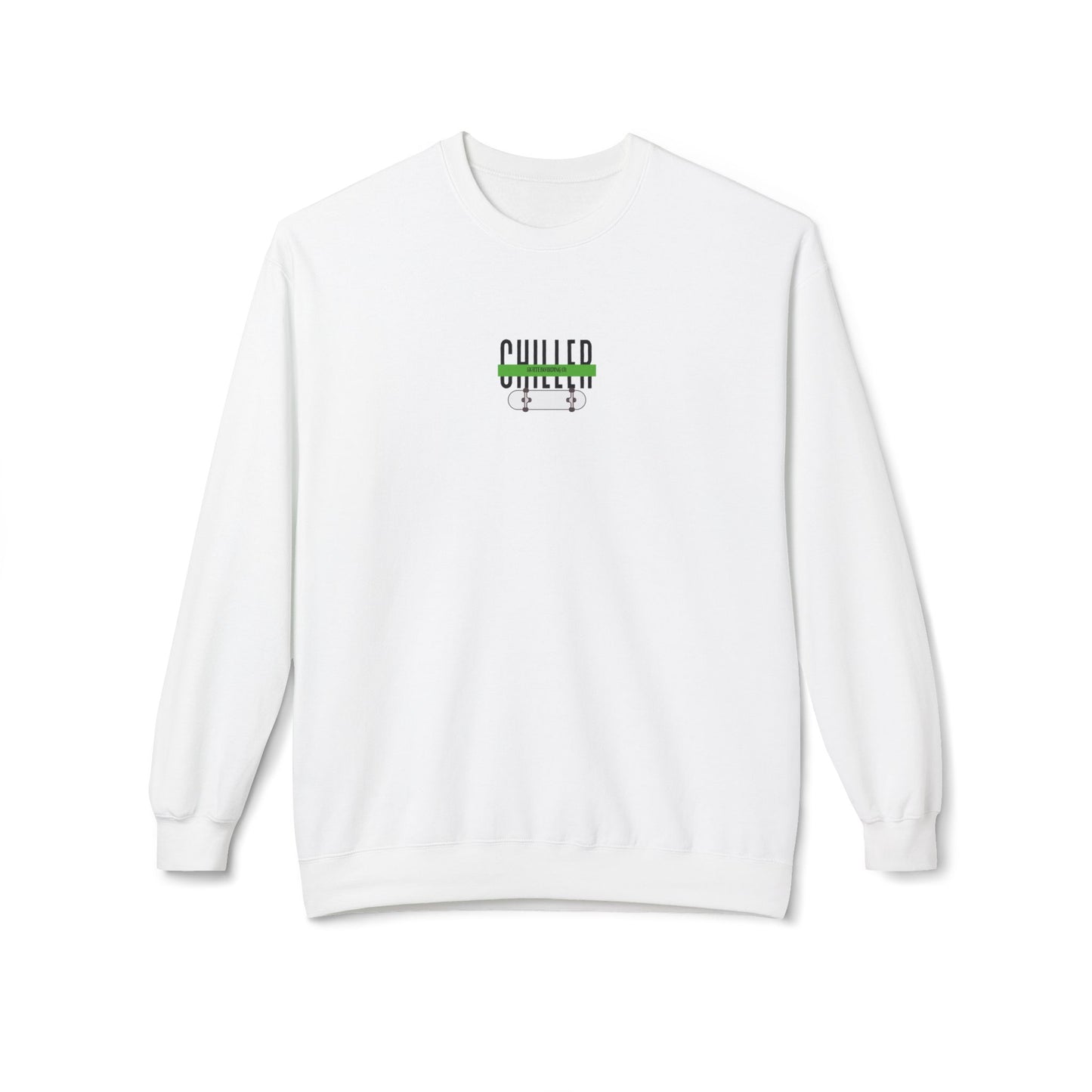 Mental Health Green Stripe Fleece Crewneck