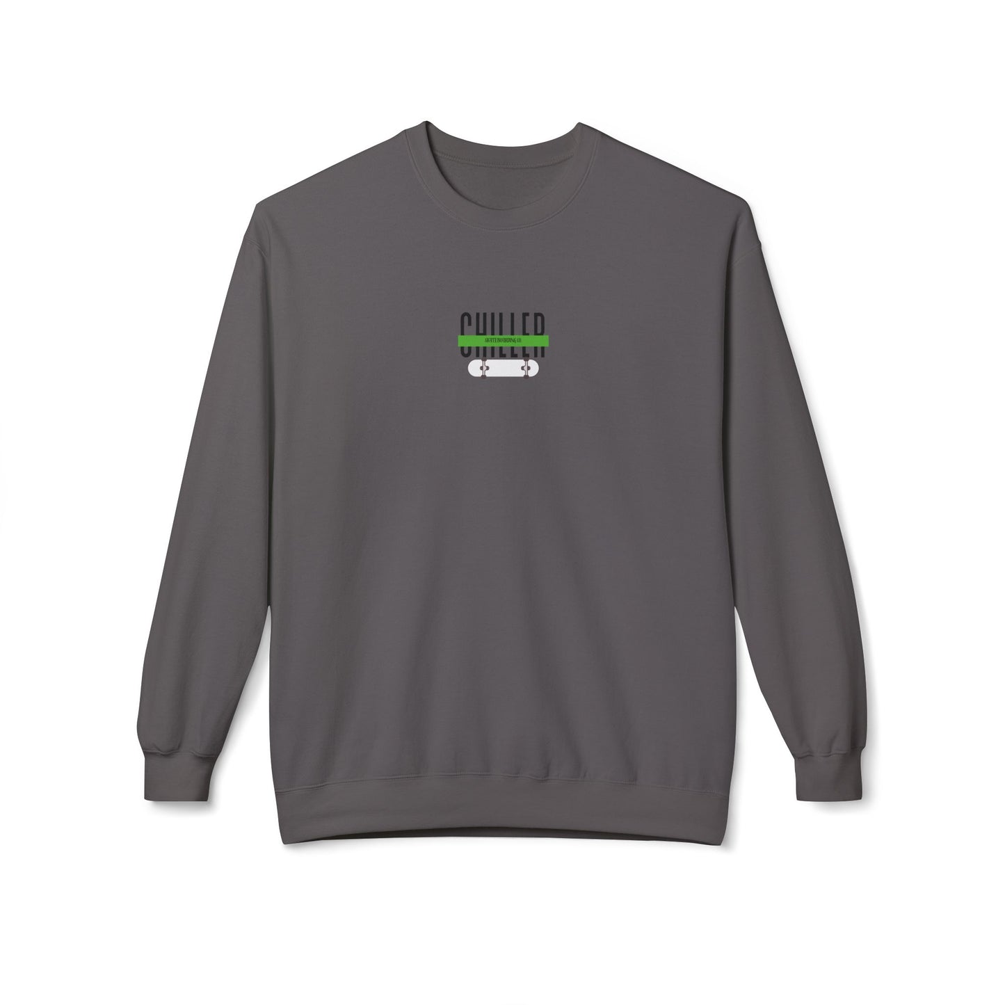 Mental Health Green Stripe Fleece Crewneck