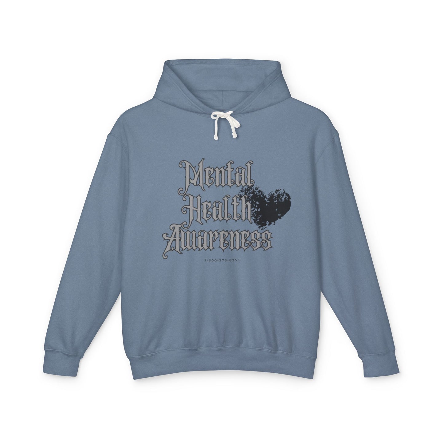 Mental Health Awareness Unisex Lightweight Hoodie - Comfort with a Cause